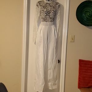 White jumpsuit